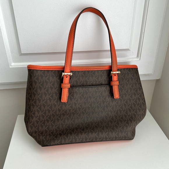 Michael Kors Orange Small Tote - Picture 7 of 7